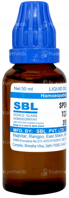 Sbl Spongia Tosta 200c Dilution 30ml