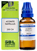 Sbl Aconitum Napellus 200 Ch Dilution 30 ML