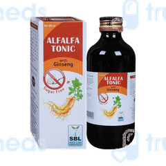 Sbl Alfalfa With Ginseng Sugar Free Tonic 180ml