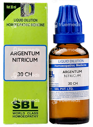 Sbl Argentum Nitricum 30ch Dilution 30ml