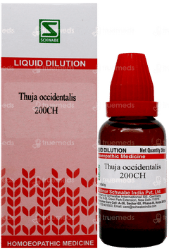 Dr Willmar Schwabe Thuja Occidentalis 200Ch Dilution 30Ml