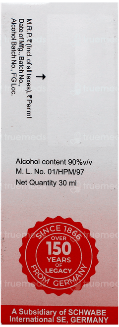 Dr Willmar Schwabe Thuja Occidentalis 200Ch Dilution 30Ml