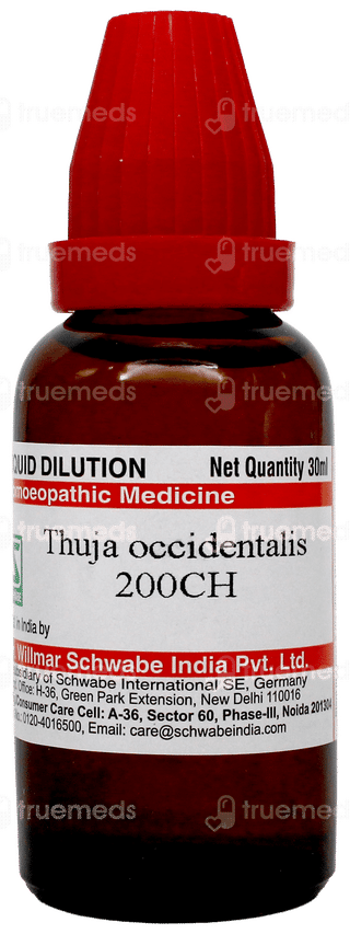 Dr Willmar Schwabe Thuja Occidentalis 200Ch Dilution 30Ml