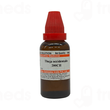 Dr Willmar Schwabe India Thuja Occidentalis 200 Ch Dilution 30 Ml - Uses,  Side Effects, Dosage, Price | Truemeds