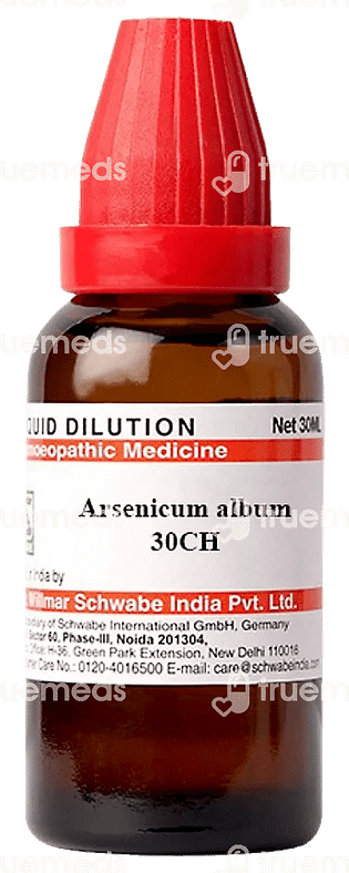 Dr Willmar Schwabe India Arsenicum Album 30 Ch Dilution 30 ML