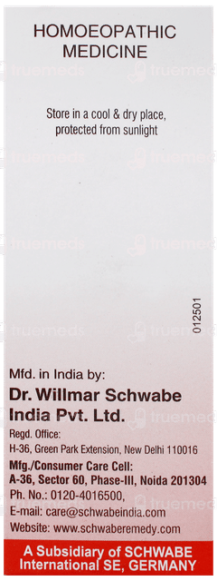 Dr Willmar Schwabe Rhus Toxicodendron 30Ch Dilution 30Ml