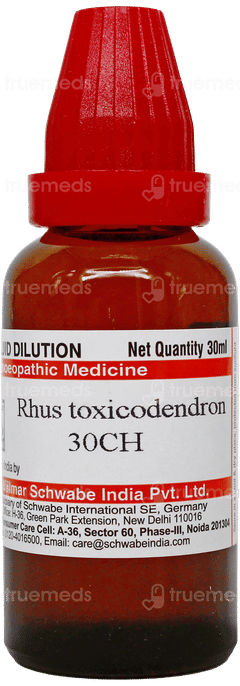 Dr Willmar Schwabe Rhus Toxicodendron 30Ch Dilution 30Ml