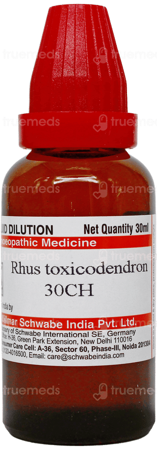 Dr Willmar Schwabe Rhus Toxicodendron 30Ch Dilution 30Ml