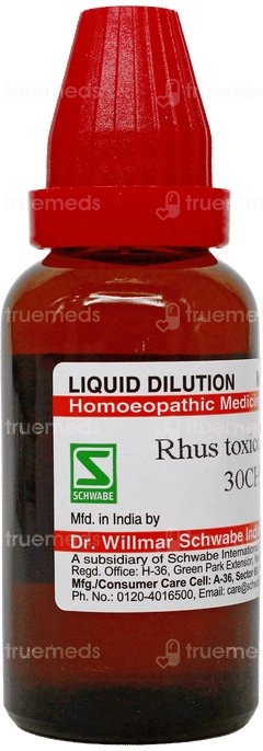 Dr Willmar Schwabe Rhus Toxicodendron 30Ch Dilution 30Ml