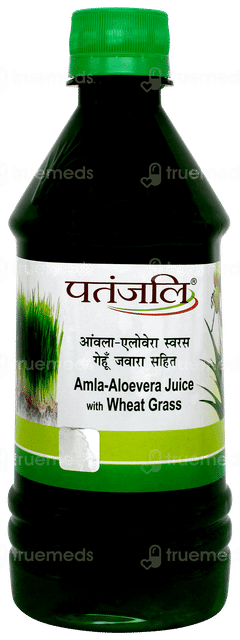 Patanjali Amla Aloevera With Wheatgrass Juice 500ml