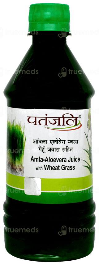 Patanjali Amla Aloevera With Wheatgrass Juice 500ml