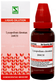 Dr Willmar Schwabe Lycopodium Clavatum 200ch Dilution 30ml