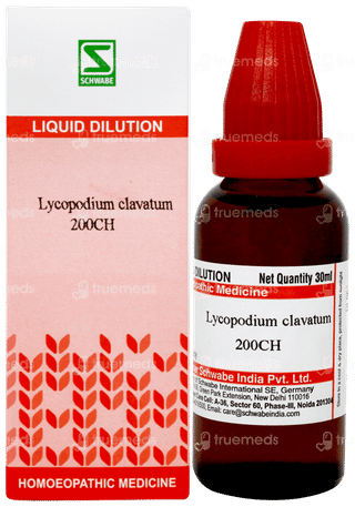 Dr Willmar Schwabe Lycopodium Clavatum 200ch Dilution 30ml