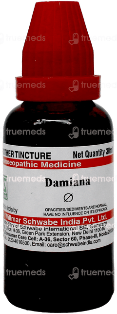 Dr Willmar Schwabe Damiana Q Mother Tincture 30Ml
