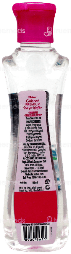 Dabur Gulabari Premium Rose Water 59ml