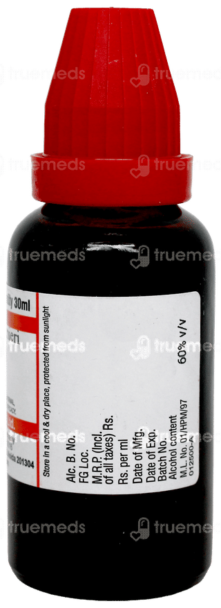 Dr Willmar Schwabe Bacopa Monnieri Brahmi Q Mother Tincture 30Ml