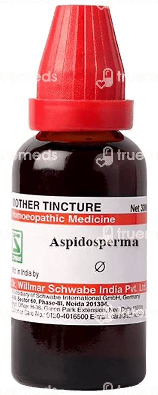 Dr Willmar Schwabe India Aspidosperma Mother Tincture 30 Ml - Uses ...