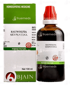 Bjain Rauwolfia Serpentina Q Mother Tincture 100ml