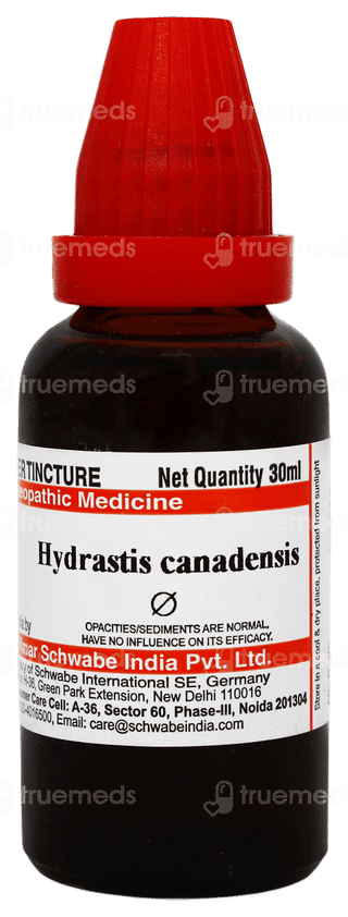 Dr Willmar Schwabe Hydrastis Canadensis Q Mother Tincture 30ml