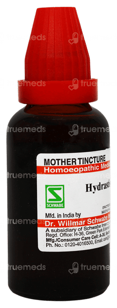 Dr Willmar Schwabe Hydrastis Canadensis Q Mother Tincture 30ml