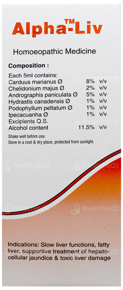 Dr Willmar Schwabe Alpha Liv Liver Tonic 500Ml