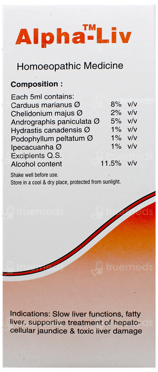 Dr Willmar Schwabe Alpha Liv Liver Tonic 500Ml