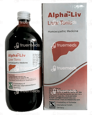 Dr Willmar Schwabe India Alpha-liv Liver Tonic 500 ML