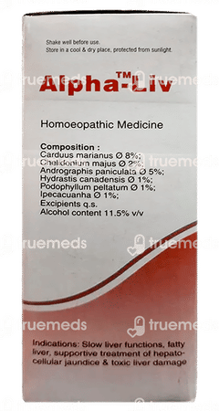 Dr Willmar Schwabe Alpha Liv Liver Tonic 500ml