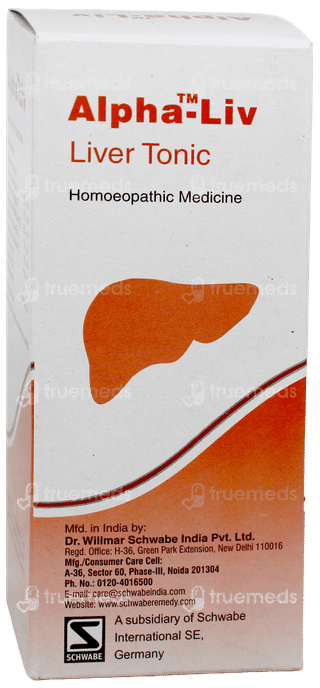 Dr Willmar Schwabe Alpha Liv Liver Tonic 100Ml