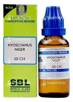 Sbl Hyoscyamus Niger 30ch Dilution 30ml