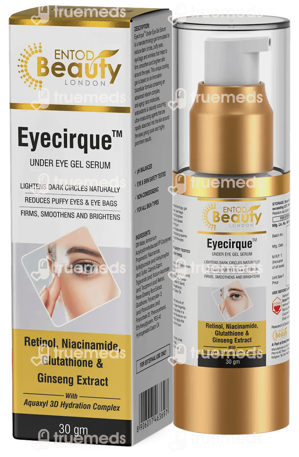 Eyecirque Under Eye Gel Serum 30 Gm Uses, Side Effects, Dosage, Price