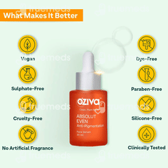 Oziva Absolut Even Antipigmentation Face Serum 30ml