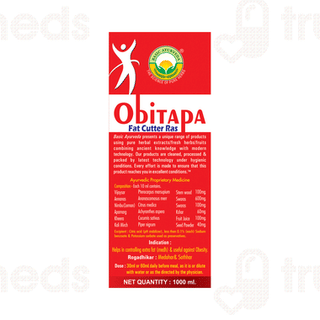 Basic Ayurveda Obitapa Fat Cutter Ras 1000 ML