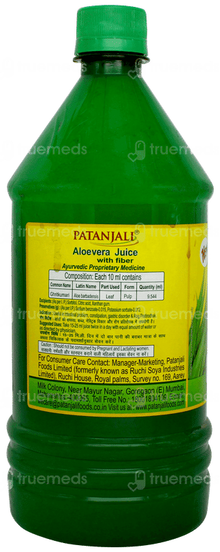 Patanjali Aloevera With Fiber Juice 1 L