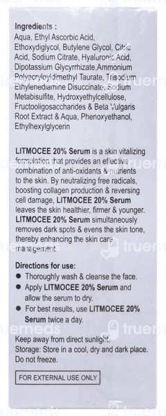 Litmocee 20% Serum 30ml