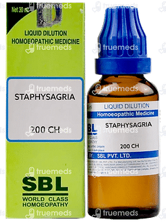 Sbl Staphysagria 200 Ch Dilution 30 ML