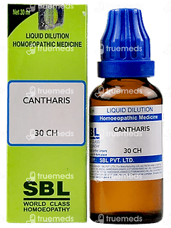Sbl Cantharis 30ch Dilution 30ml Sbl Cantharis 30ch Dilution 30ml