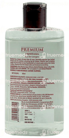 Premium New Pack Eau De Cologne Liquid 100ml