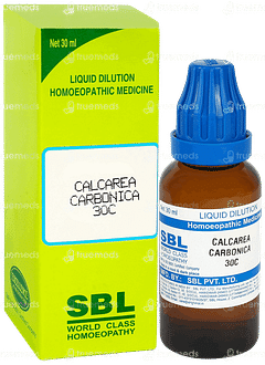 Sbl Calcarea Carbonica 30c Dilution 30ml Sbl Calcarea Carbonica 30c Dilution 30ml