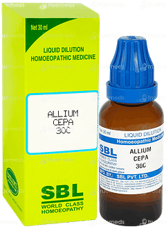 Sbl Allium Cepa 30c Dilution 30ml Sbl Allium Cepa 30c Dilution 30ml