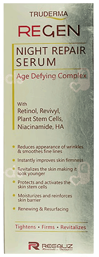 Truderma Regen Night Repair Serum 50Ml