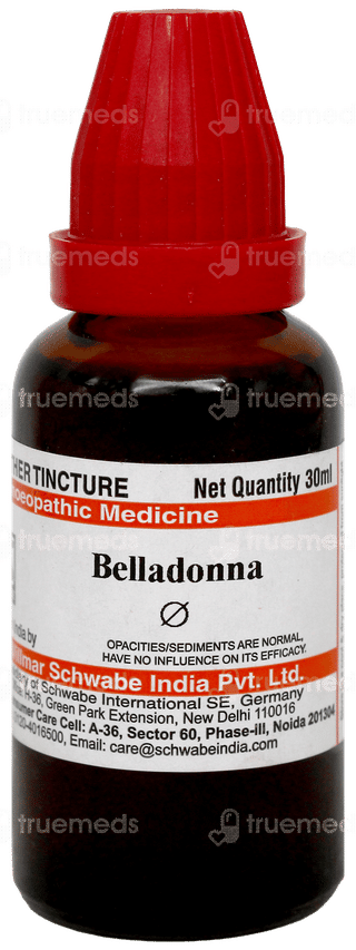 Dr Willmar Schwabe Belladonna Q Mother Tincture 30Ml
