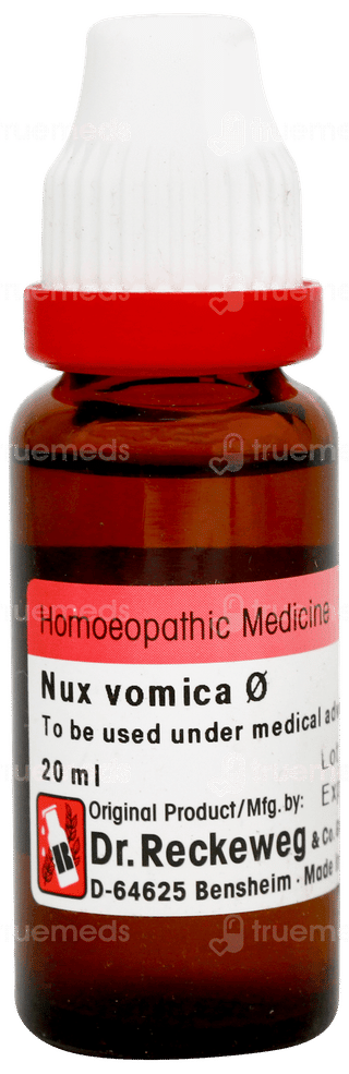 Dr Reckeweg Nux Vomica Q Mother Tincture 20ml