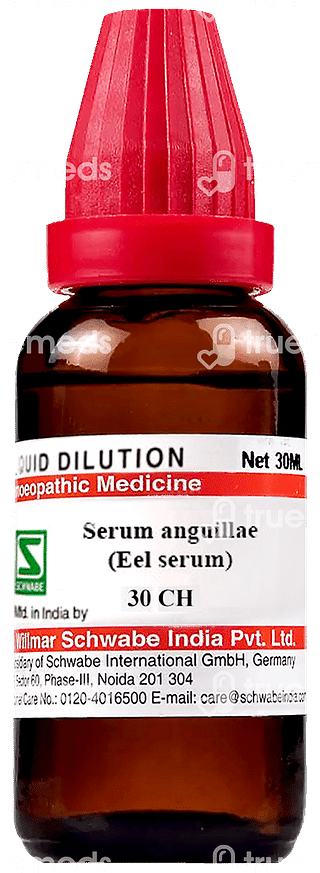 Dr Willmar Schwabe India Serum Anguillae 30 Ch Dilution 30 ML