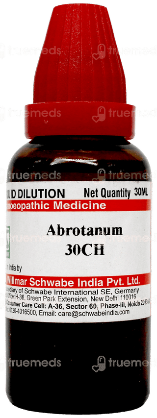 Dr Willmar Schwabe Abrotanum 30ch Dilution 30ml