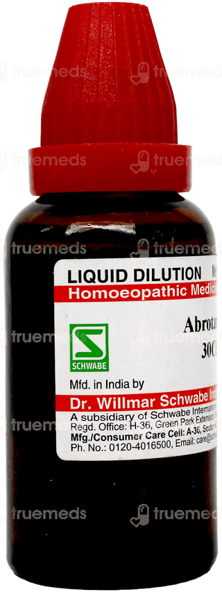 Dr Willmar Schwabe Abrotanum 30ch Dilution 30ml