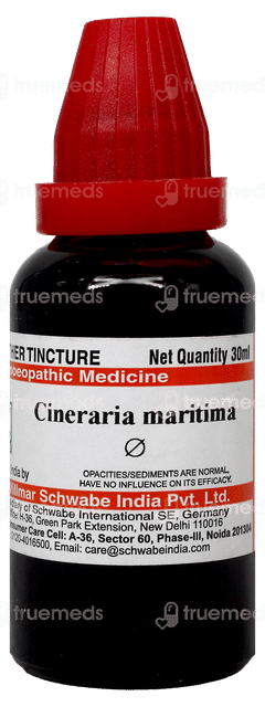 Dr Willmar Schwabe Cineraria Maritima Q Mother Tincture 30Ml