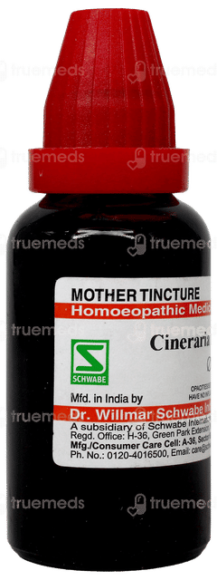Dr Willmar Schwabe Cineraria Maritima Q Mother Tincture 30Ml