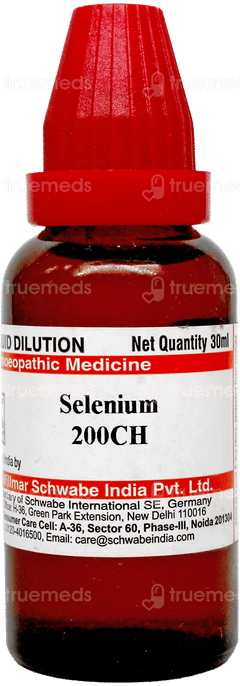 Dr Willmar Schwabe Selenium 200ch Dilution 30ml