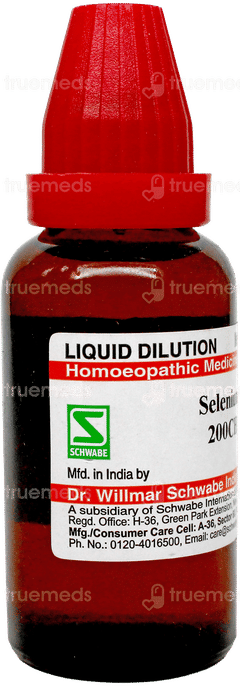 Dr Willmar Schwabe Selenium 200ch Dilution 30ml
